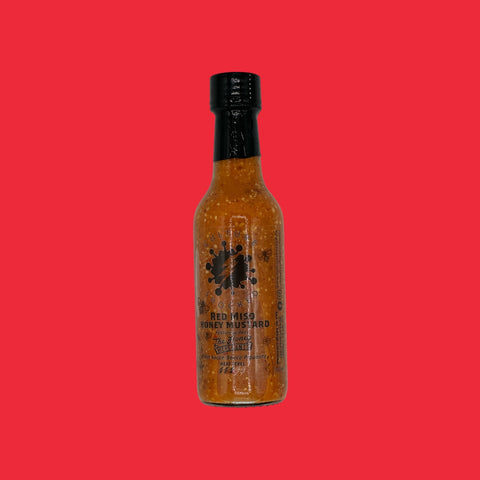 Red Miso Honey Mustard Hot Sauce created by Culture Shocked