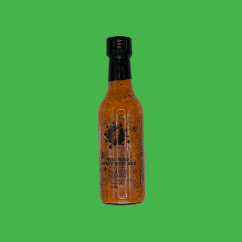 Red Miso Honey Mustard Hot Sauce created by Culture Shocked